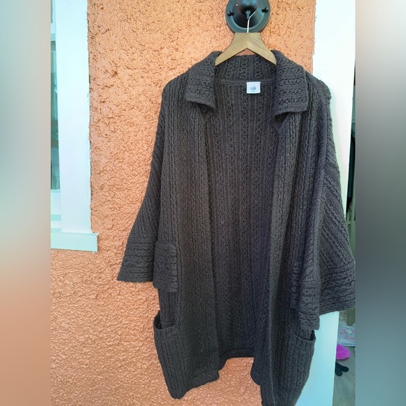 Cabi Cardigan Repose Cape Sweater Dark Brown Over Sized XS/S Relaxed Cozy - Picture 1 of 4